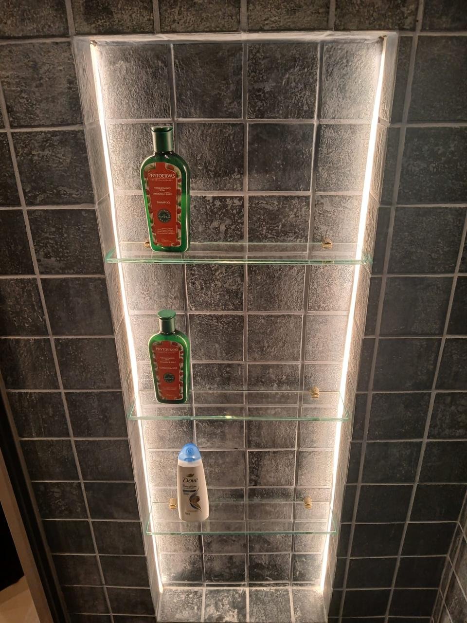 Espelho LED mármore